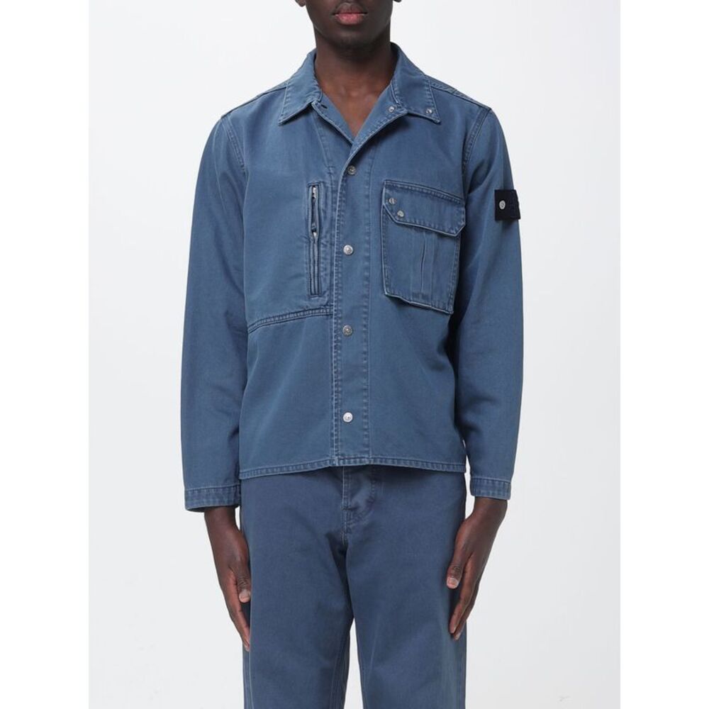 Stone Island Shirt Men Indigo
